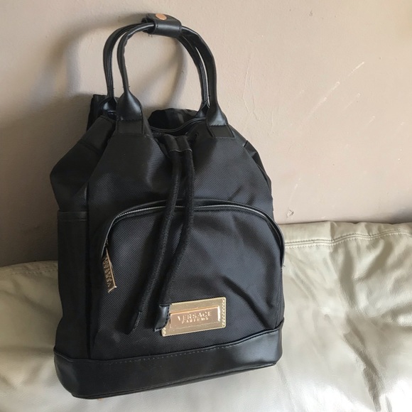 Versace Parfums Backpack Drawstring Bag AUTHENTIC - Picture 2 of 8